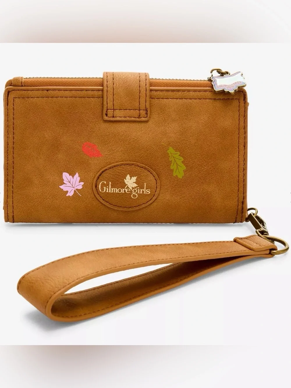 Gilmore Girls Her Universe Lukes Tan Stars Hollow Wristlet Clutch Wallet Autumn